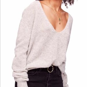 Free People Gossamer V-Neck Sweater